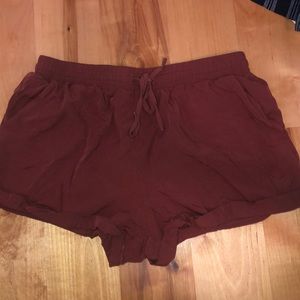Burnt orange shorts